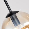 Gastor plafonnier à boules 4 flammes E14, luminaire de plafond rond vintage