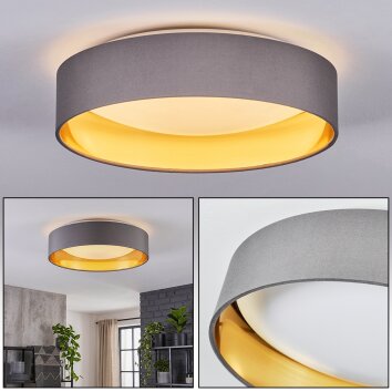 Kavon plafonnier LED rond, luminaire de plafond moderne Ø 32 cm, 3000 Kelvin
