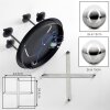 Chehalis plafonnier à globes, luminaire de plafond 4 lumières G9, ø 38 cm