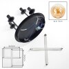 Gastor plafonnier boule E14 4 lumières, luminaire de plafond rétro vintage