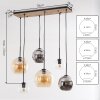 Koyoto suspension 6 lumières E27 à globes pour salle à manger et salon