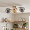 Chehalis plafonnier boule 4 flammes E14, luminaire de plafond moderne rétro