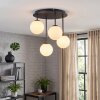 Chehalis plafonnier boule 4 lumières G9, style rétro pour salon et couloir