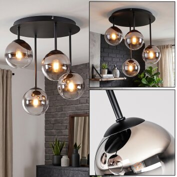 Chehalis plafonnier boule 4 lumières G9 ø 35 cm pour salon et salle à manger
