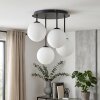 Chehalis plafonnier boule G9 à 4 lampes, style moderne rétro pour salon