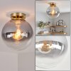 Gastor plafonnier globe rond E27 ø 25 cm pour salon et salle à manger
