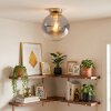 Gastor plafonnier boule, luminaire de plafond rond ø 25 cm, culot E27