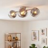 Plafonnier Koyoto, lampe de plafond 4 flammes E14 à globes ronds