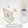 Koyoto plafonnier 5 lumières E14 à globes suspendus, ø 37 cm, rétro moderne