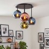 Koyoto plafonnier boule rétro 4 lampes E14 pour salon et salle à manger