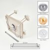Plafonnier Gastor à boules, luminaire de plafond 5 lumières E14 rétro moderne