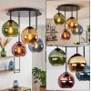 Koyoto plafonnier globe vintage 4 lumières pour salon et salle à manger