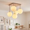 Gastor plafonnier à boules, lampe de plafond 5 flammes, style rétro boho