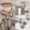 Gastor plafonnier boule rond 5 lumières Ø 45 cm style vintage rétro