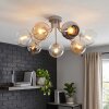 Koyoto plafonnier boule 7 lumières E14, design moderne rétro, diamètre 82 cm