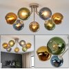 Koyoto plafonnier boule 7 lumières E14 ø 82 cm rétro vintage pour salon