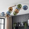 Koyoto plafonnier boule 10 lumières E14 pour salon et salle à manger