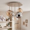 Koyoto plafonnier boules 5 lumières, luminaire de plafond culot E14 ø 45 cm