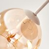 Koyoto plafonnier boule 5 lumières, design rond rétro, diamètre 45 cm