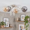Chehalis plafonnier boule 6 lumières G9, luminaire de plafond rond moderne