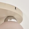 Eloria plafonnier boule rond E27 3 flammes, luminaire de plafond scandinave