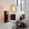 Lemou applique murale E27 à douille apparente, style rétro scandinave pour salon