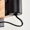 Lemou applique murale E27 à douille apparente, style rétro scandinave pour salon