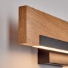 Inzino applique murale LED en bois, rampe LED en bois, lot de 2