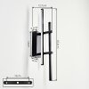 Kiron applique murale LED moderne, lot de 2 lampes murales pour salon