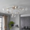 Chehalis plafonnier boule G9 6 lumières, ø 64 cm, forme courbée rétro