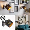 Opatija applique murale orientable avec interrupteur, abat-jour à découpes E14