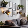 Opatija applique murale orientable avec interrupteur, abat-jour à découpes E14