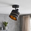 Alsen plafonnier orientable E14, abat-jour ajouré à découpes décoratives
