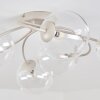 Chehalis plafonnier boule 6 feux G9, design moderne rétro, diamètre 64 cm