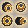 Lemik applique murale LED lot de 2, lampe murale ronde orientable moderne