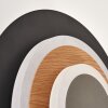Lemik applique murale LED lot de 2, lampe murale ronde orientable moderne