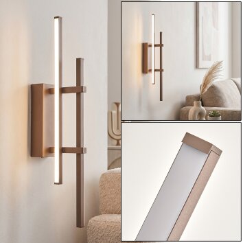Kiron applique murale LED design linéaire rectangulaire pour salon et couloir