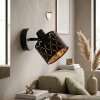 Applique murale orientable Alsen, pivotante, abat-jour ajouré E14, ø 12 cm