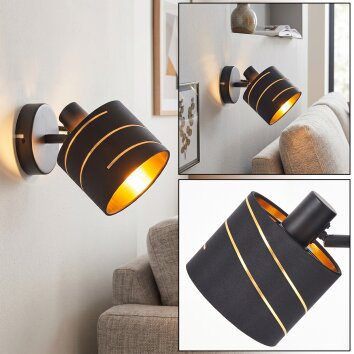 Alsen applique murale orientable E14, lampe murale à fentes symétriques