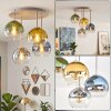 Plafonnier Koyoto à globes, luminaire de plafond 4 lampes, diamètre 38 cm