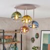 Koyoto plafonnier boule 4 lumières, globes ronds rétro, ø 38 cm