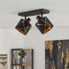Opatija plafonnier à spots orientables E14, 2 lumières, motif géométrique