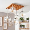 Gastor plafonnier boule 5 lampes, abat-jour globe, diamètre 39 cm, style boho