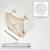 Gastor plafonnier boule 5 lampes, abat-jour globe, diamètre 39 cm, style boho