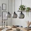 Nolen suspension 3 lampes E27 longueur 105,5 cm, luminaire salle à manger