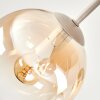 Gastor plafonnier boule 5 lampes E14, luminaire plafond Ø 39 cm style rétro