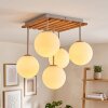 Gastor plafonnier boule à 5 lumières, luminaire plafond style boho scandinave moderne