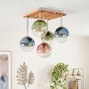 Gastor plafonnier boule 5 lumières pour salon et salle à manger, style rétro