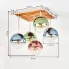 Gastor plafonnier boule 5 lumières pour salon et salle à manger, style rétro