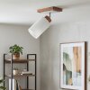 Alvorn plafonnier orientable E27, abat-jour cylindrique, style scandinave